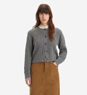 Levi's Cardigan Primrose Cable siva