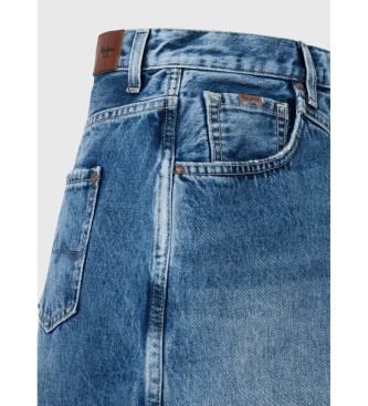 Pepe Jeans Rachel denim blauwe rok