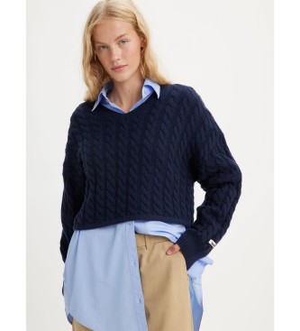 Levi's Camisola de l Rae Cropped Sweater Blues