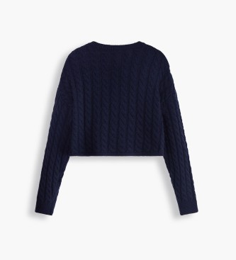 Levi's Wool jumper Rae Cropped Sweater Blues