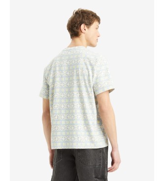 Levi's Maglietta vintage multicolore con linguetta rossa