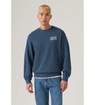 Levi's Relaxed grafisch sweatshirt blauw