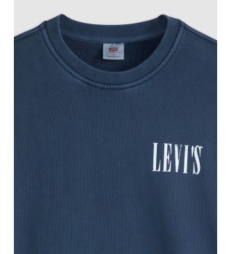 Levi's Relaxed grafisch sweatshirt blauw