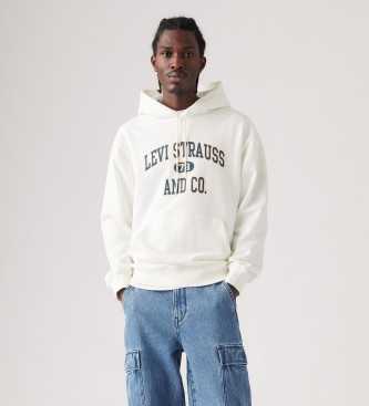 Levi's Sweatshirt grfica de corte descontrado em branco