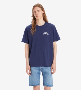 Levi's T-shirt grafica blu dalla vestibilit rilassata