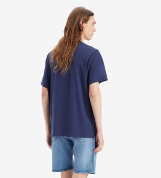 Levi's Koszulka z grafiką Relaxed Fit niebieska