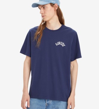 Levi's T-shirt grfica de corte descontrado azul