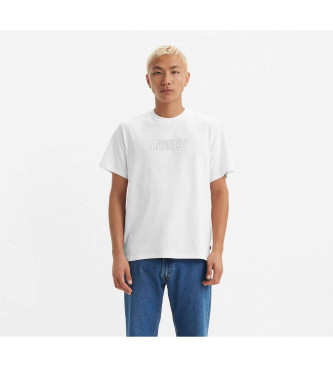 Levi's T-shirt grfica de corte descontrado branca