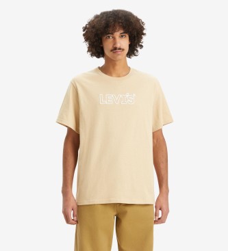 Levi's T-shirt stampata beige dalla vestibilit ampia