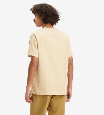 Levi's Beige loose fit printed T-shirt