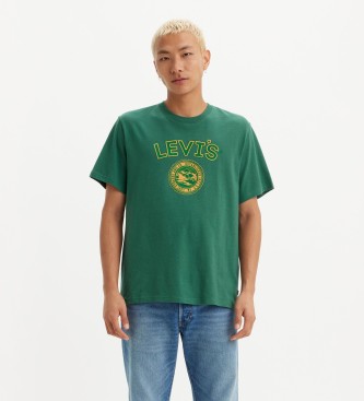 Levi's T-shirt imprim vert  coupe ample