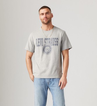 Levi's Gr, lstsiddende T-shirt med tryk