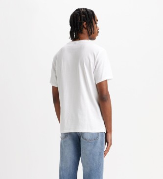 Levi's Trykt T-shirt med hvid, ls pasform