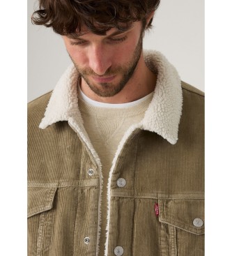 Levi's Relaxed Fit Sherpa Jacke beige