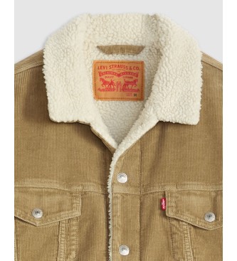 Levi's Relaxed Fit Sherpa Jacke beige