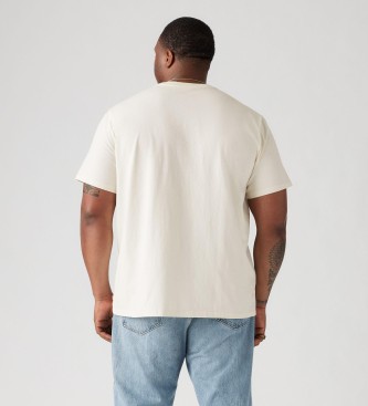 Levi's T-shirt de corte descontrado branca 