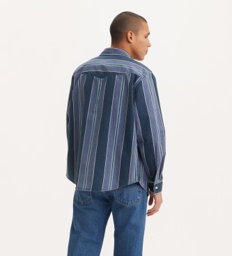 Levi's Camisa Relaxed Fit Lightweight Western azul