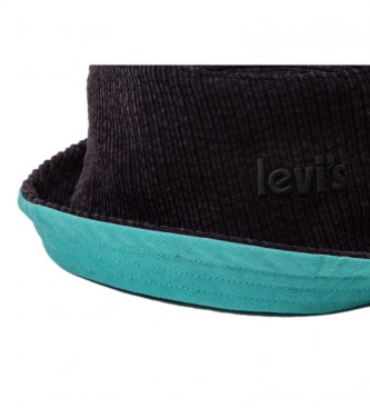 Levi's Turchese, cappello da pescatore reversibile nero