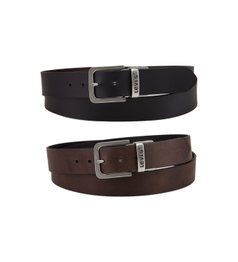 Levi's Reversible leather belt Core Plus black, brown