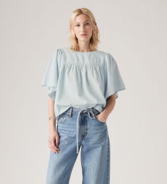 Levi's Reyna Lichtgewicht blauwe blouse