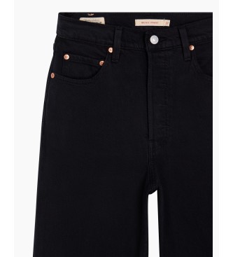 Levi's Jeans neri a vita alta con gabbia toracica