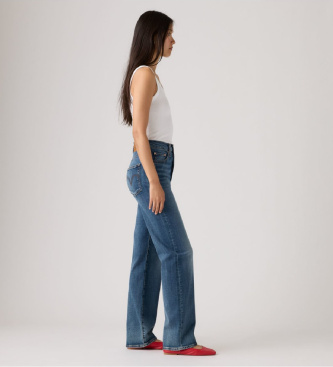 Levi's Bl� ribben-jeans i fuld l�ngde