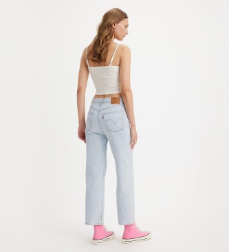 Levi's Ribcage straight ankle jeans blue