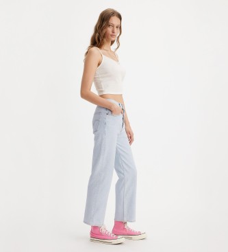 Levi's Ribcage straight ankle jeans blue