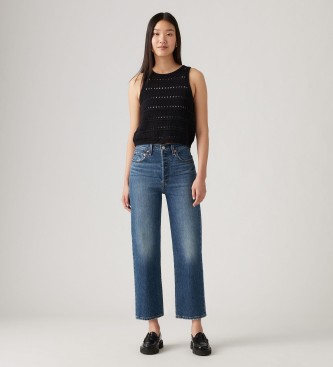 Levi's Ribcage straight ankle jeans blue