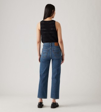 Levi's Ribcage gerade Kncheljeans blau