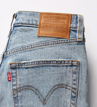 Levi's Jeans dritti alla caviglia blu a gabbia toracica