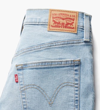 Levi's Blauwe Ribcage Rechte Enkelbroek