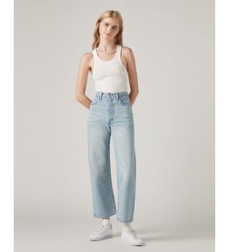 Levi's Jeans rectos tobilleros Ribcage azul
