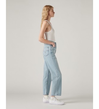 Levi's Jeans rectos tobilleros Ribcage azul