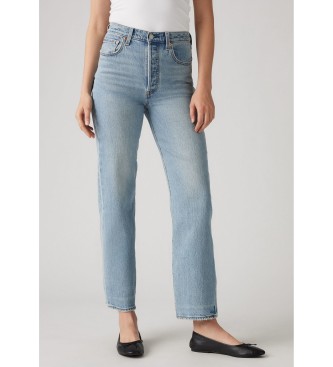 Levi's Ribcage straight ankle jeans blue