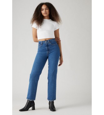 Levi's Jeansy Ribcage Straight Ankle w kolorze niebieskim