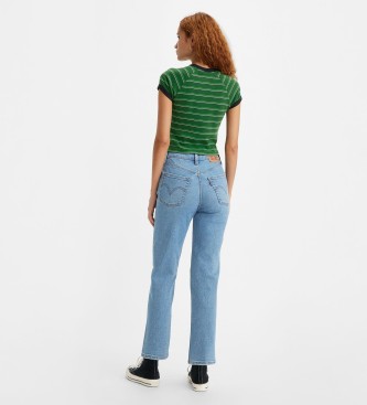 Levi's Ribcage straight ankle jeans blue