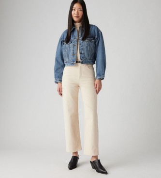 Levi's Byxor med resr i beige