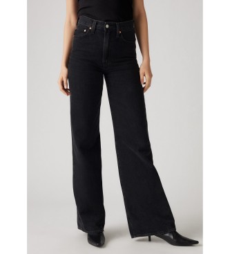 Levi's Ribcage Wide Leg Jeans schwarz