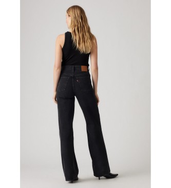 Levi's Ribcage Wide Leg Jeans schwarz