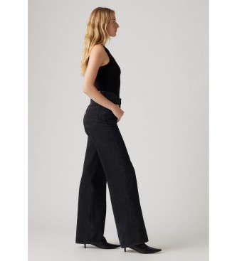 Levi's Ribcage Wide Leg Jeans schwarz