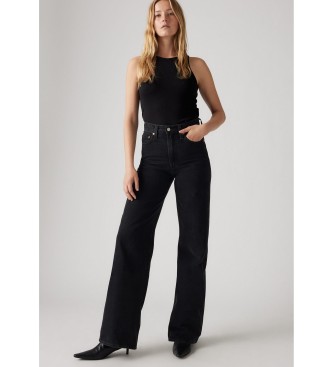 Levi's Ribcage Wide Leg Jeans schwarz