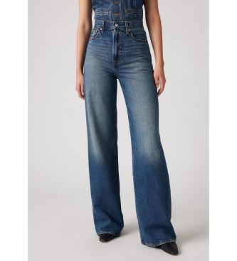 Levi's Calas de ganga de perna larga com nervuras azul