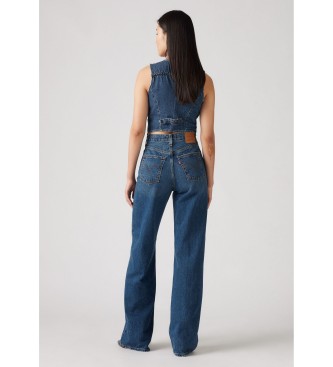 Levi's Calas de ganga de perna larga com nervuras azul