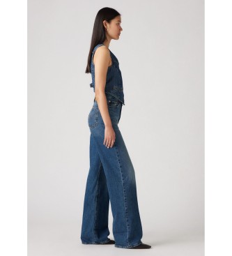 Levi's Calas de ganga de perna larga com nervuras azul