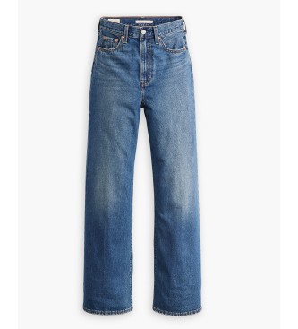 Levi's Calas de ganga de perna larga com nervuras azul