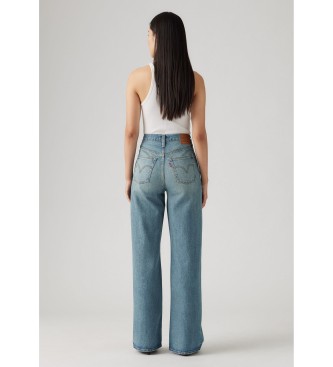 Levi's Kavbojke s širokimi hlačnicami modre barve