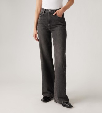 Levi's Ribcage Wide Leg Jeans black