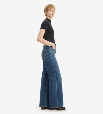 Levi's Ribcage Jeans mit weitem Bein blau