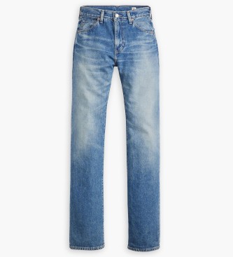 Levi's Jeans Made in Japan Rechte Jeans Selvedge Plank blauw